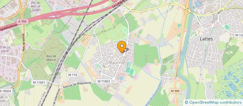 localisation de l'entreprise SCI LES KOPEINS à LATTES