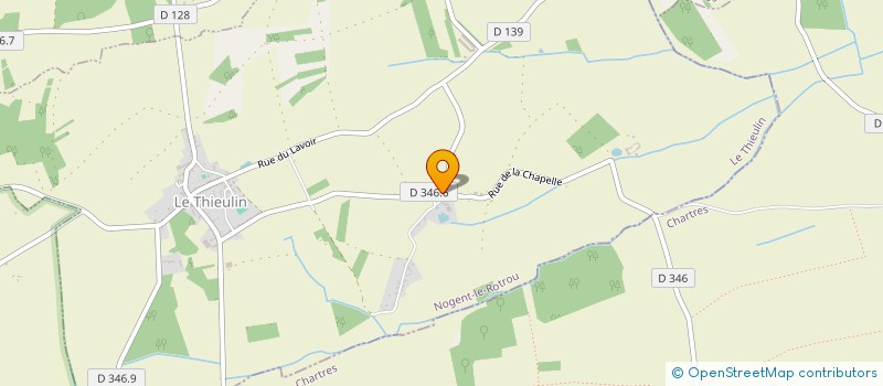 localisation de l'entreprise SCI LES KORRIGANS à LE THIEULIN