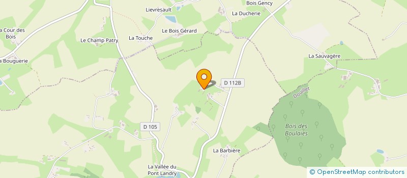 localisation de l'entreprise SCI LES KORRIGANS  MONT SAINT JEAN