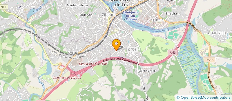 localisation de l'entreprise SCI LES LAB'S  CIBOURE