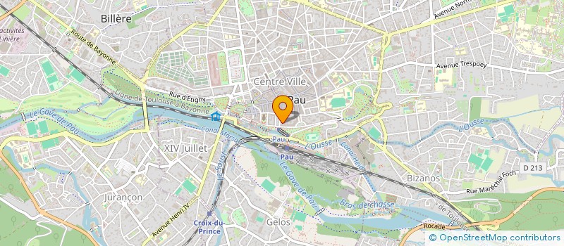 localisation de l'entreprise SCI LES LABOU à PAU