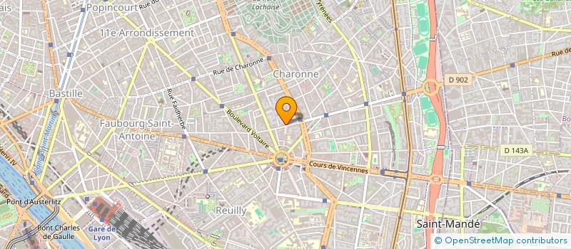 localisation de l'entreprise SCI LES LABYRINTHES D'IVRY  PARIS