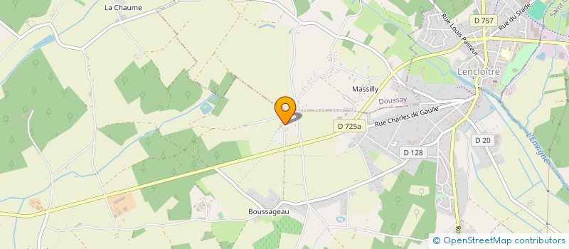 localisation de l'entreprise SCI LES LACS  LENCLOITRE