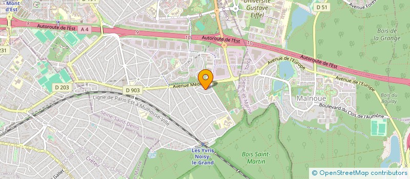 localisation de l'entreprise SCI LES LACS à NOISY-LE-GRAND