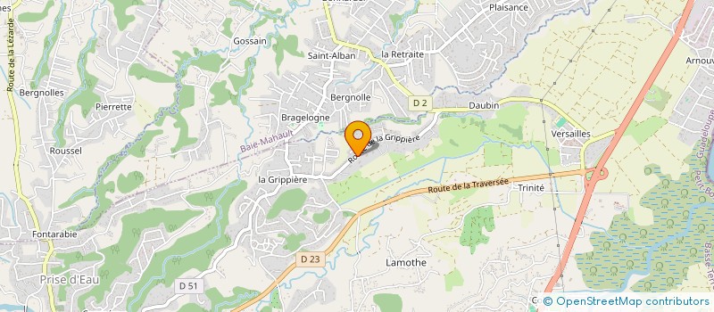 localisation de l'entreprise SCI LES LACS à PETIT-BOURG