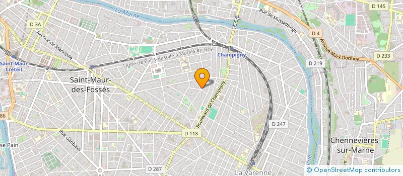 localisation de l'entreprise SCI LES LACS DU PARC à SAINT-MAUR-DES-FOSSES