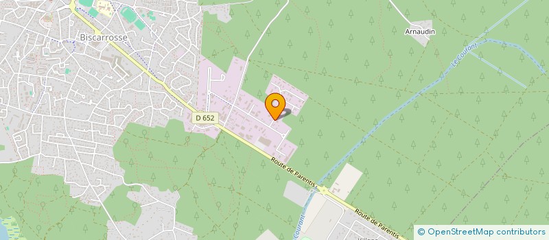 localisation de l'entreprise SCI LES LAGAGNONS  BISCARROSSE