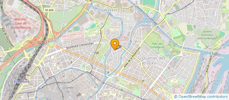 localisation de l'entreprise SCI LES LAITIERES  STRASBOURG