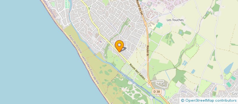 localisation de l'entreprise SCI LES LAMBIS à SAINT-GILLES-CROIX-DE-VIE