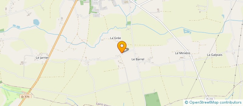 localisation de l'entreprise SCI LES LAMPIONS  SAINT-VINCENT-DES-LANDES