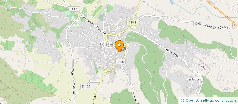 localisation de l'entreprise SCI LES LAMPIS à EGUILLES