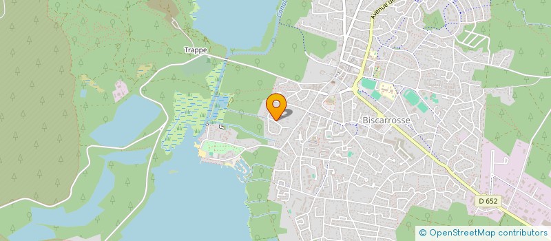 localisation de l'entreprise SCI LES LANDAIS  BISCARROSSE