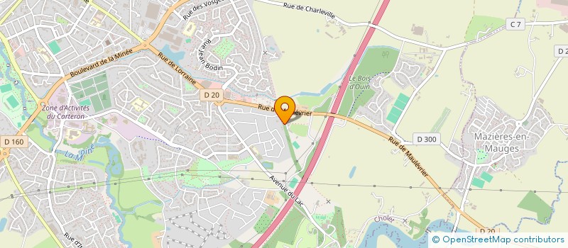 localisation de l'entreprise SCI LES LANDES à CHOLET