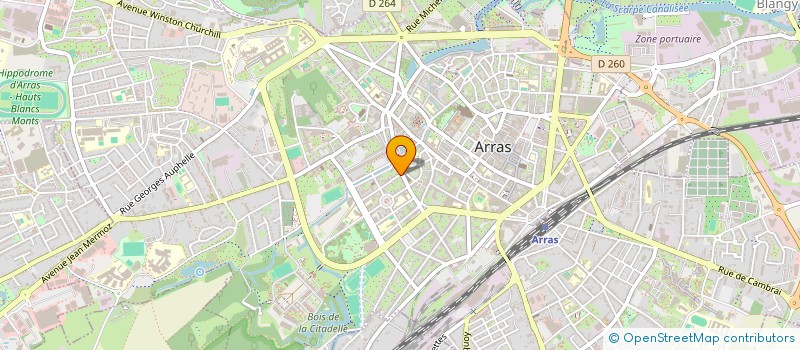 localisation de l'entreprise SCI LES LANDES à ARRAS