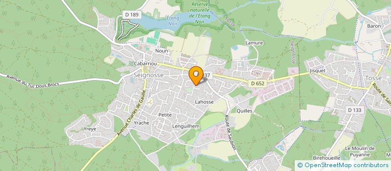 localisation de l'entreprise SCI LES LANDES  SEIGNOSSE