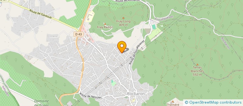 localisation de l'entreprise SCI LES LANDES  FORCALQUEIRET