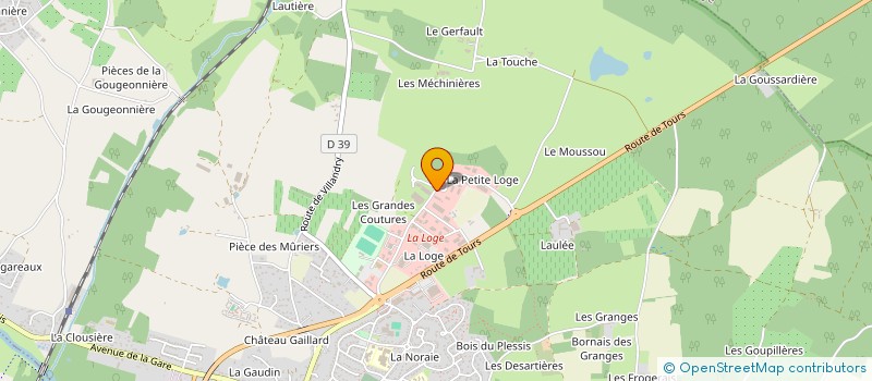 localisation de l'entreprise SCI LES LANDES à AZAY-LE-RIDEAU