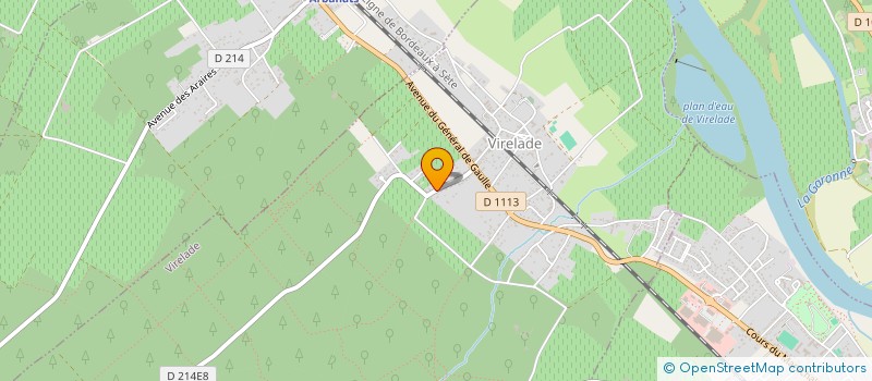 localisation de l'entreprise SCI LES LANDES  VIRELADE