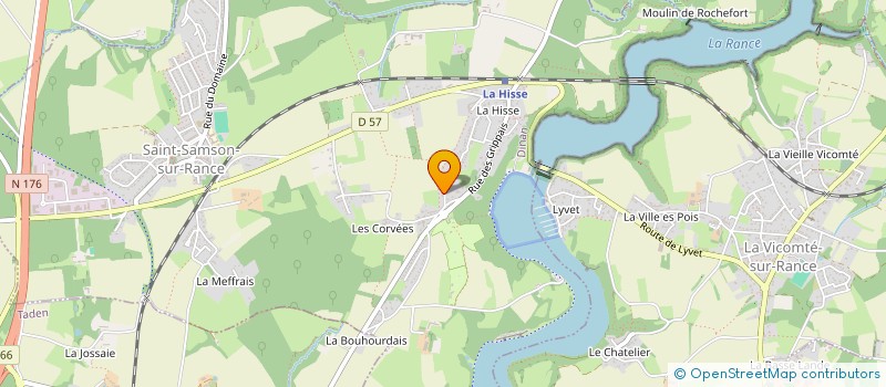 localisation de l'entreprise SCI LES LANDES  SAINT-SAMSON-SUR-RANCE