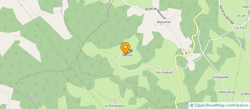 localisation de l'entreprise SCI LES LANDES BLANCHES à SAINT-GERONS