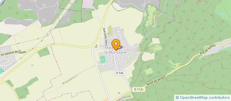 localisation de l'entreprise SCI LES LANDIERS  AMNEVILLE