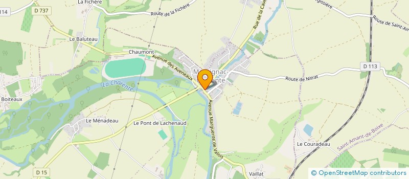 localisation de l'entreprise SCI LES LANGROTTES à MONTIGNAC-CHARENTE