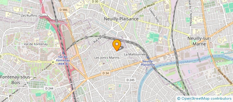 localisation de l'entreprise SCI LES LAPINS  LE PERREUX-SUR-MARNE