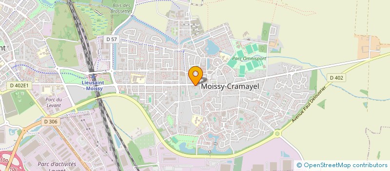 localisation de l'entreprise SCI LES LAPINS à MOISSY-CRAMAYEL