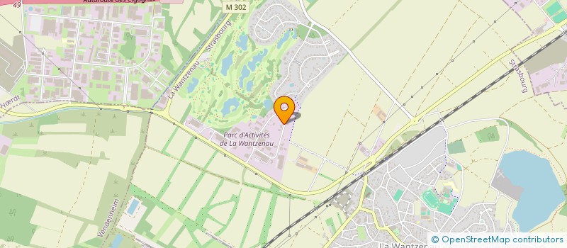 localisation de l'entreprise SCI LES LAROCHES  LA WANTZENAU