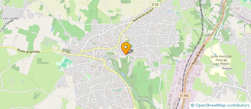 localisation de l'entreprise SCI LES LASSOUED  CHAPONOST