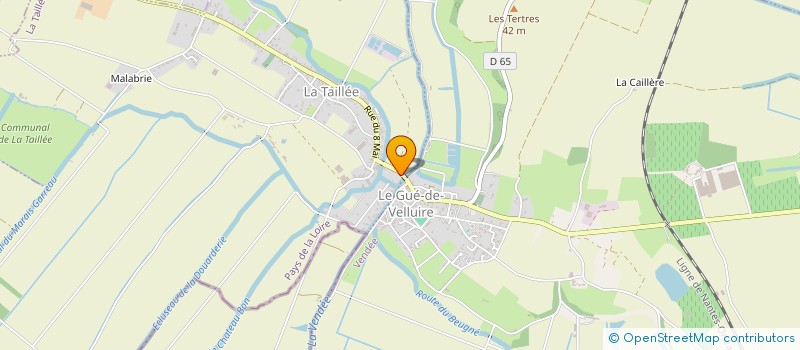 localisation de l'entreprise SCI LES LATANIERS  CHAMPAGNE-LES-MARAIS