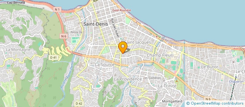 localisation de l'entreprise SCI LES LATANIERS à SAINT-DENIS