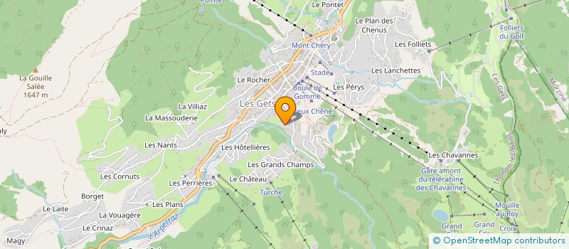 localisation de l'entreprise SCI LES LAURENTIDES  LES GETS