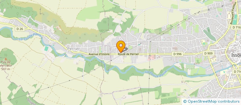 localisation de l'entreprise SCI LES LAURENTIDES  ISSOIRE