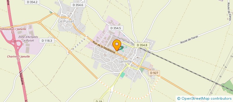 localisation de l'entreprise SCI LES LAURENTINES à JANVILLE-EN-BEAUCE