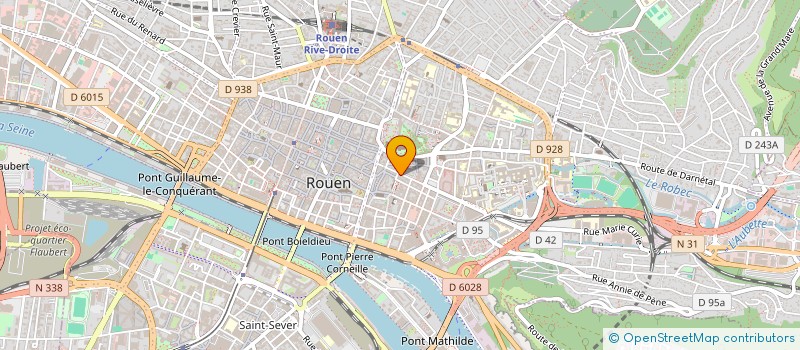 localisation de l'entreprise SCI LES LAURIERS 1 à ROUEN