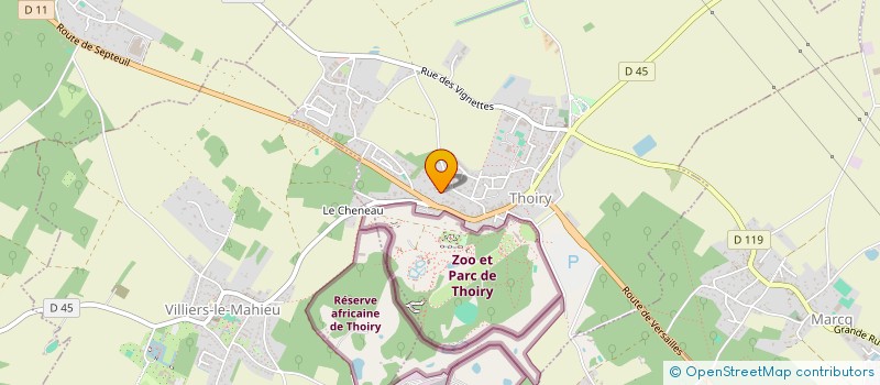 localisation de l'entreprise SCI LES LAURIERS  THOIRY