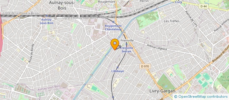 localisation de l'entreprise SCI LES LAURIERS à AULNAY-SOUS-BOIS