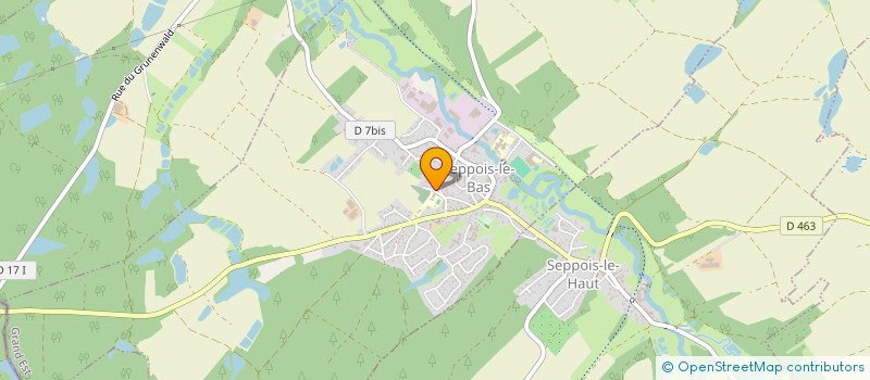 localisation de l'entreprise SCI LES LAURIERS  SEPPOIS-LE-BAS