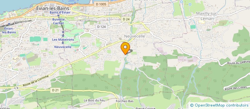 localisation de l'entreprise SCI LES LAURIERS  NEUVECELLE