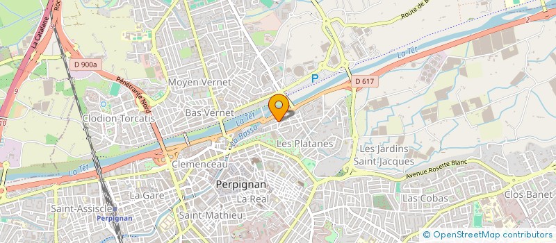 localisation de l'entreprise SCI LES LAURIERS à PERPIGNAN