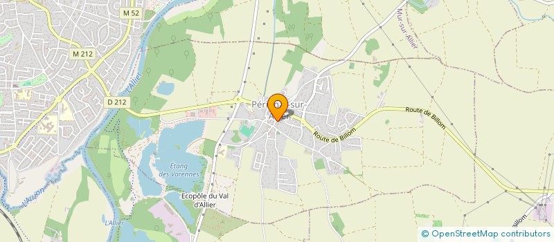 localisation de l'entreprise SCI LES LAURIERS  PERIGNAT-SUR-ALLIER