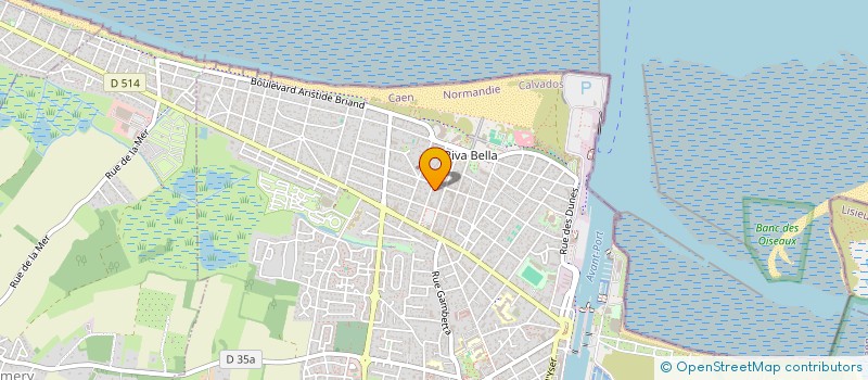 localisation de l'entreprise SCI LES LAURIERS  OUISTREHAM