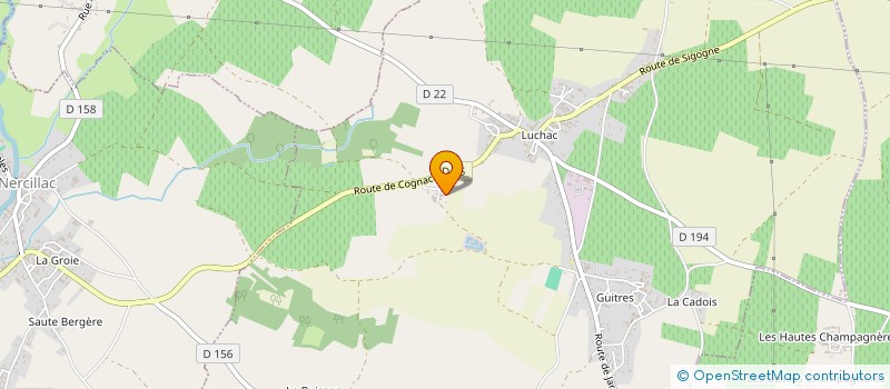 localisation de l'entreprise SCI LES LAURIERS  CHASSORS