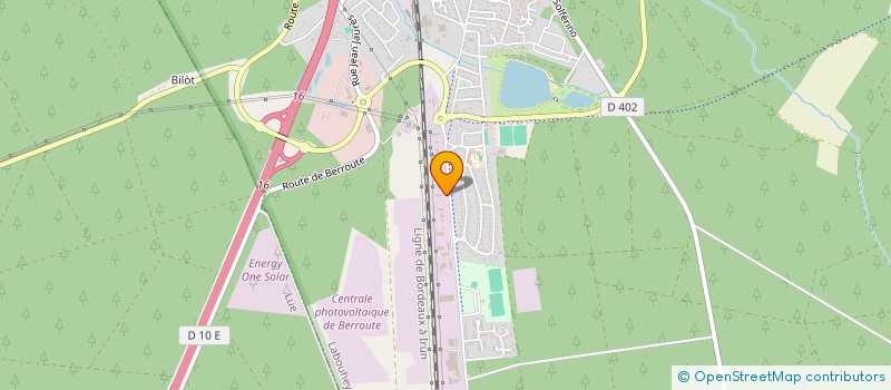 localisation de l'entreprise SCI LES LAURIERS  LABOUHEYRE