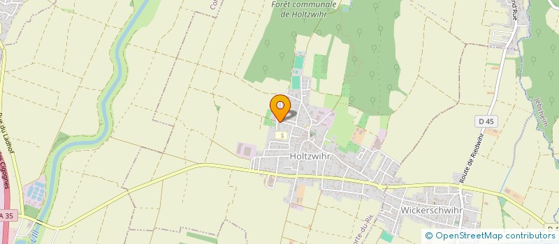 localisation de l'entreprise SCI LES LAURIERS  PORTE DU RIED