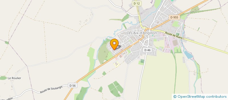 localisation de l'entreprise SCI LES LAURIERS  LES AIX-D'ANGILLON