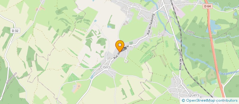 localisation de l'entreprise SCI LES LAURIERS DE LA CROIX  CITERS