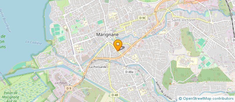 localisation de l'entreprise SCI LES LAURIERS DE STE ANNE  MARIGNANE