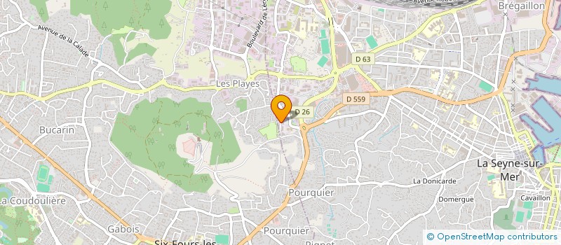 localisation de l'entreprise SCI LES LAURIERS PATRIMOINES à LA SEYNE-SUR-MER